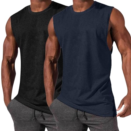 Tee shirt pour sports homme débardeur de musculation et maillot running léger
