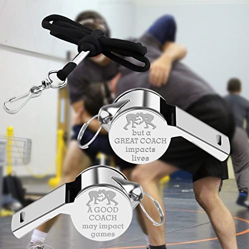 Silbato para entrenador de lucha con cordón miniatura 7