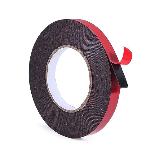 Image of Double Sided Tape, 0.6inch x 33 Ft Foam Tape Mounting Tape, 2 Sided Strong Adhesive Tape for Car, Socket, Wall Sticker, Home Decor