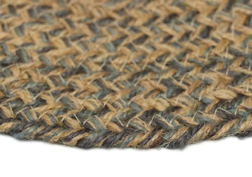 Image of THE HOME TALK Jute Braided Placemats|Side Table Mats|Best for Bed-Side Table,Center Table,Dining Table,Shelves|Home Decorators|Farm Mats (Sand, 33 cm Round, Set of 6)