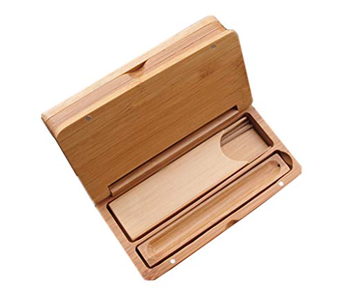 Sleeri Bamboo Incense Sticks Holder Storage Container Box, Incense Sticks Storage, Incense Box Incense Stick Burner Case Storage Box, Small Size For Short Stick Incense, Length 4.72Inch/12Cm #TOP13