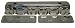 1962-74 Chevy 194-230-250-292 Straight/Inline 6 Cylinder Steel Valve Cover w/ Side Plates - Chrome