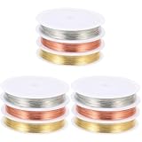 Fil de cuivre professionnel fait à la main - ces fils de fabrication de bijoux en cuivre offrent une variété d'options pour la fabrication de bijoux et d'autres utilisations, fil de cuivre résistant à l'usure