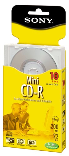 Sony Cdr Mini Disc 22-Min 200Mb-W (10 Pack) (Discontinued By Manufacturer) #TOP17