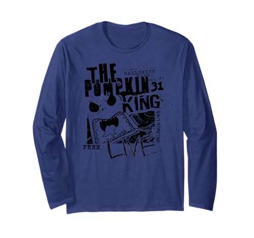 T-shirt Disney Nightmare before Christmas Pumpkin manches longues vêtement gothique pop culture