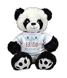 Personalized Birthday Girl Teddy Bear Stuffed Animals Plush, 11 inches