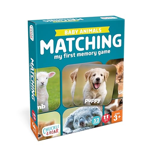 Chuckle & Roar - Matching Game Baby Animals - Board Game for Kids...