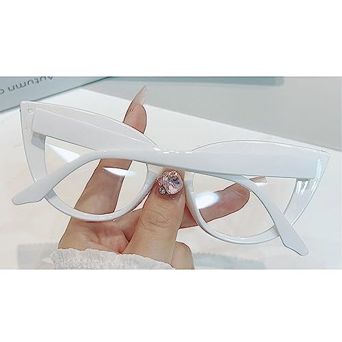 Image of Womens Luxurious Colorful Rhinestone Cat Eye Reading Glasses Blue light blocking Reader Computer Eyeglass Frame