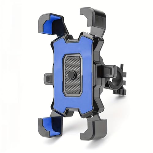 Support téléphone portable pour moto et vélo anti-vibration et chute Blue C