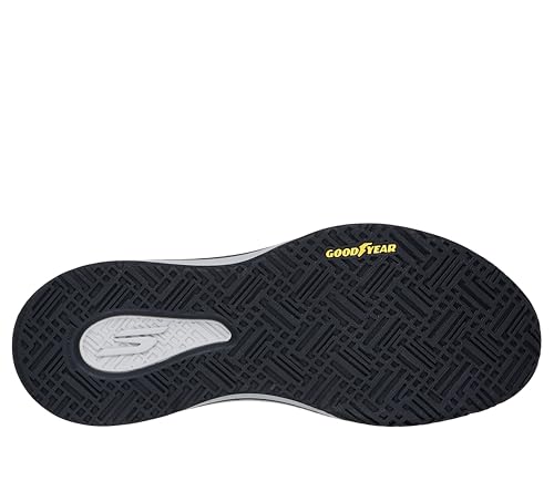 Skechers Skechers Men's Viper Court Luxe Pickleball Sneaker, Black/White, 11.5