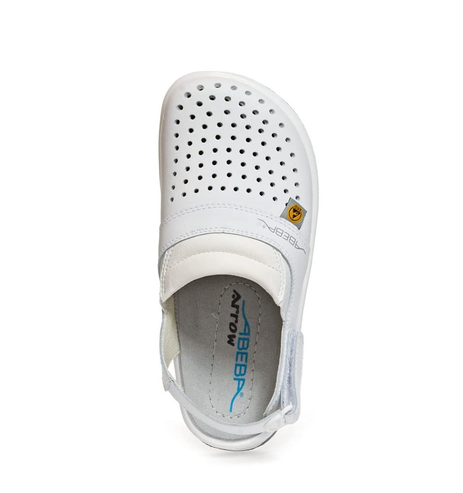 Abeba 38600-41 Arrow buty chodaki ESD Rozmiar 41 Biały