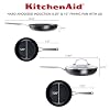 KitchenAid Hard Anodized Induction Nonstick Frying Pan Set With Lid, 3-Piece – 8 & 10 Inch Skillets, Durable, Even Heating, Dishwasher & Oven Safe, Easy-Clean, Matte Black #1