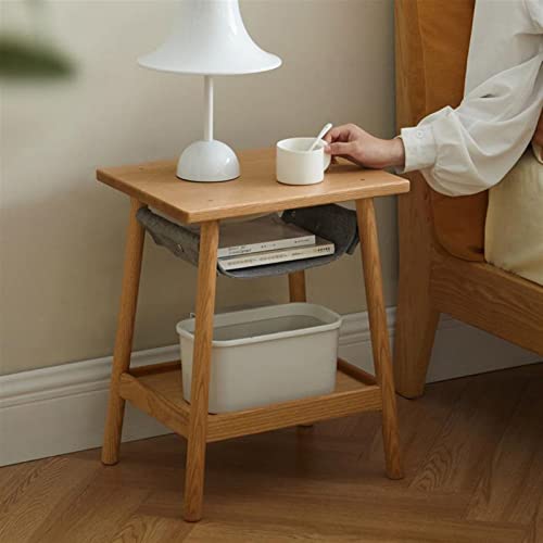 Table d'appoint rectangulaire bois double couche petite table basse de salon