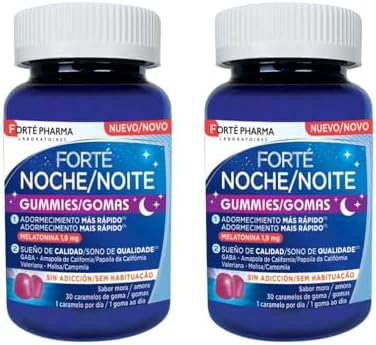 Duplo Sueño. Forté Noche Gummies, 30 gummies. Forté Pharma