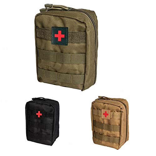 Krisvie Rip-Away EMT Pochette Pouch Molle Pouch kit de Premiers Secours Utility Pouch Nylon 1000d, Vert 1 Cover