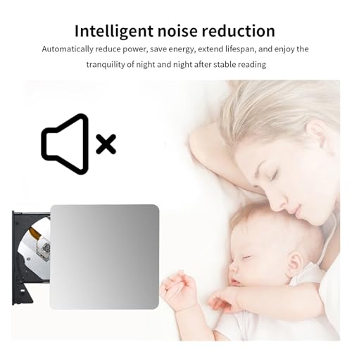 YFDGD Unidad Óptica Externa BluRay, Grabadora De BLU-Ray 4K, USB 3,0, Reproductores De DVD, Lector De Escritura For PC, Portátil Y Ordenador Compacto Fácil Uso - imagen 4