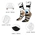 XZDWPY newborn visual develo Unisex Mid-Calf Socks White Polyester Skin-Friendly Moisture-Wicking Fashionable Crew Socks
