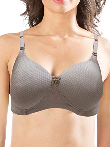 Image of Dazzle 520 Padded Bra for Women's Grey
