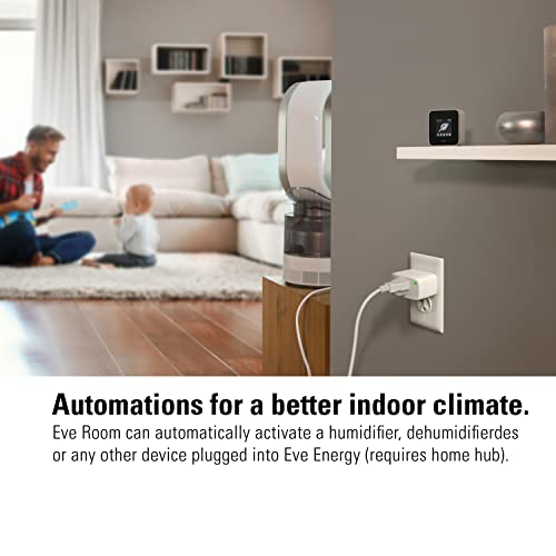 Eve 20EBX9901 Room - Indoor Air Quality Sensor To Monitor Air Quality (Voc), Temperature & Humidity, Apple Homekit Technology thumb #6