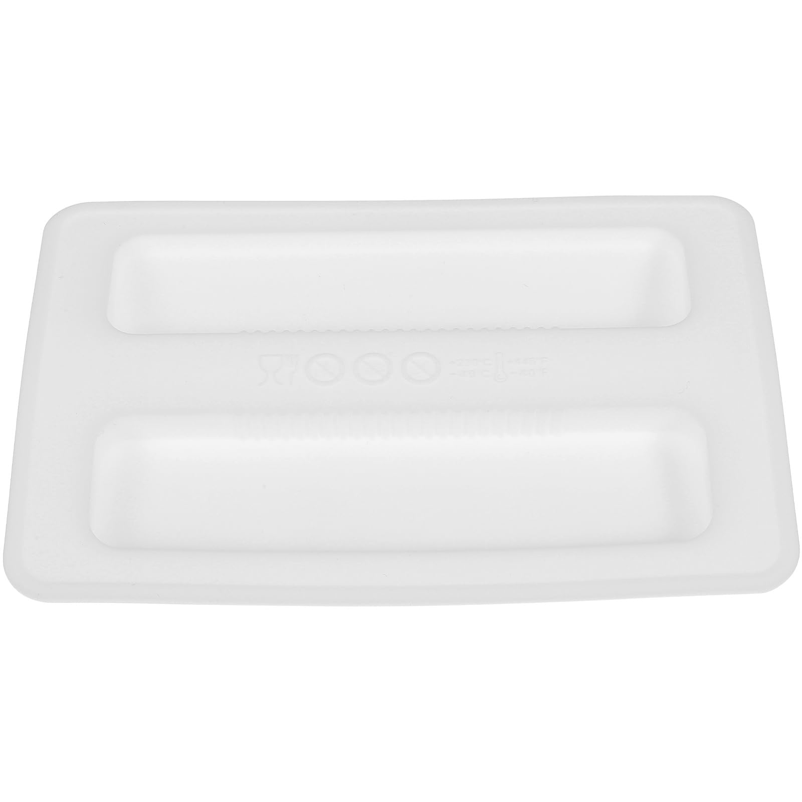 Luxshiny Toaster Cover 2 Slice: Silicone Toaster Lid Cover for Bread Maker Kitchen Small Appliance - White
