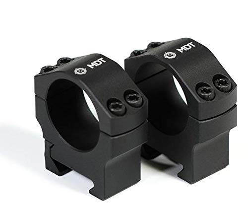 MDT 34mm Premier Scope Ring, 1.25 inch, High, Black, 103549-BLK