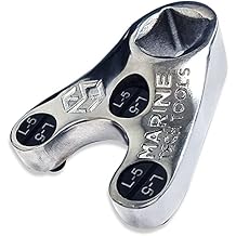 Marine Tech Tools Trim Tilt Uflex Steering Cylinder Wrench AMT0009 with L5 Pins, Pin Spanner Wrench, Trim and Tilt Caps Removal Tool, Fits Uflex Steering Cylinders