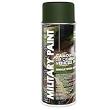 ral 6014 matt spray diverse Farben zur Auswahl Deco Color 1 Stück 400ml Militär Army Militärlack Lackspray Nato Farbe wählbar (olive-nato RAL 6014)