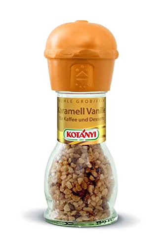  Kotanyi Karamell Vanille Mühle - Handgemachtes Elfenbeinweiß - Ideal für Vanille-Kekse und -pudding - 500g
| Kotanyi Ka