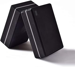 YACHN Yoga Blocks,Foam support Brick,Set of 2 Yoga Blocks, High Density EVA Foam Yoga Bricks, Support Your Practice and Open Up Your Body，Give You More Stability and Balance (Color : A)