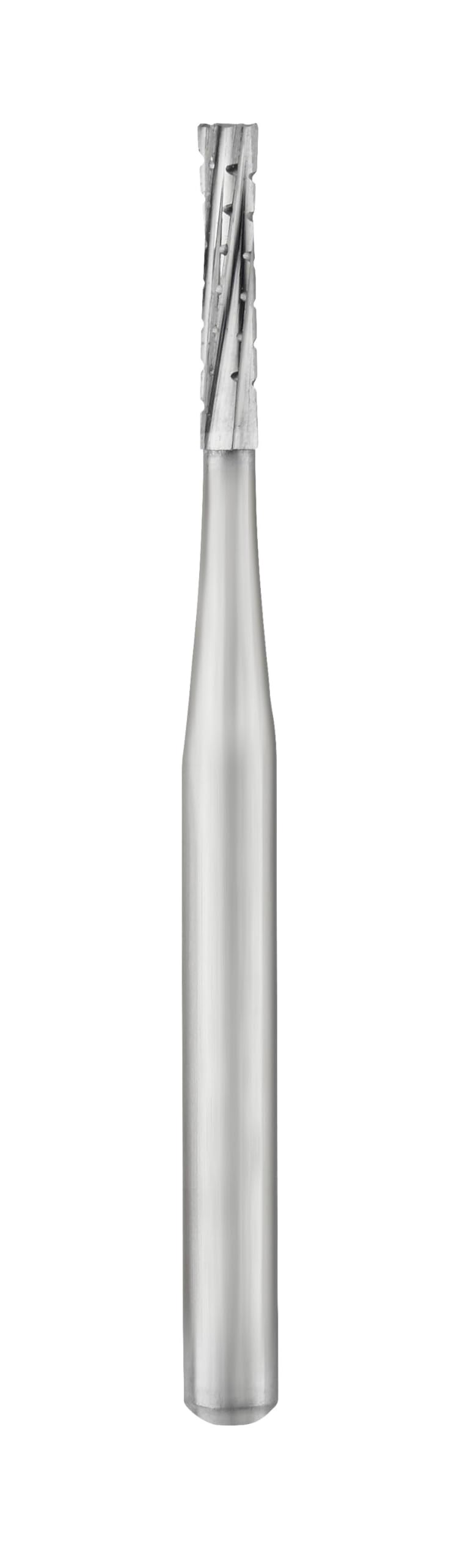 SS White 13577 Dental Carbide Bur, Friction Grip Shank 557L, 21 mm Length, Straight/Flat Shape (Pack of 100)