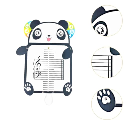 Tableau de notation musicale pour apprentissage solfège débutants bois