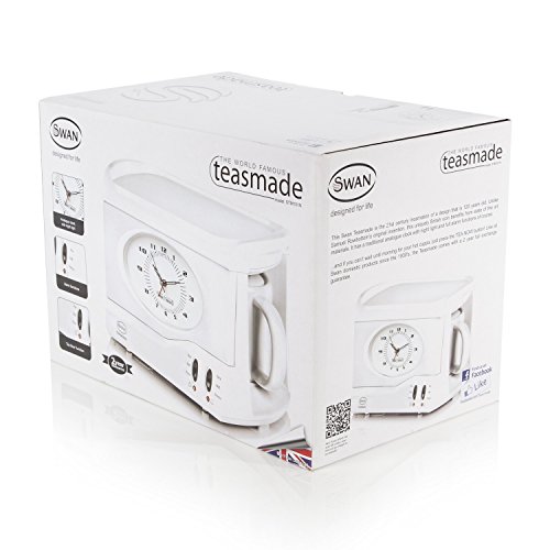 Swan Products Swan Vintage Teasmade with Alarm Clock, 600 ml by Ltd