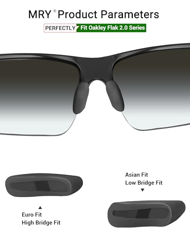 Image of Mryok Replacement Nose Piece Nose Pads for Oakley Half Jacket /Flak 2.0 /Half Jacket 2.0 /Flack Jacket Sunglass - Options