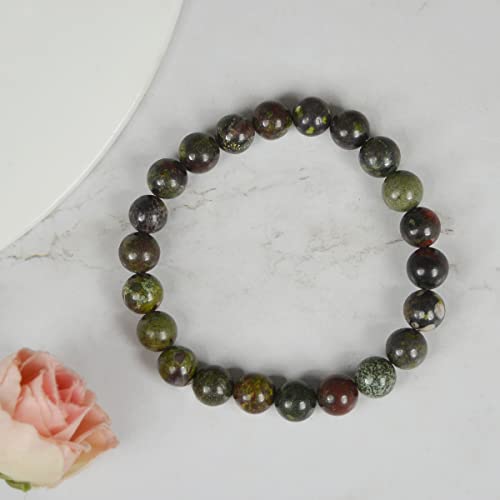 Image of Reiki Crystal Products Certified Natural Crystal Stone 8 mm Round Beads Bracelet for Men and Women | Reiki Charged Gemstone Bracelet | Multiple Stone Variants Available