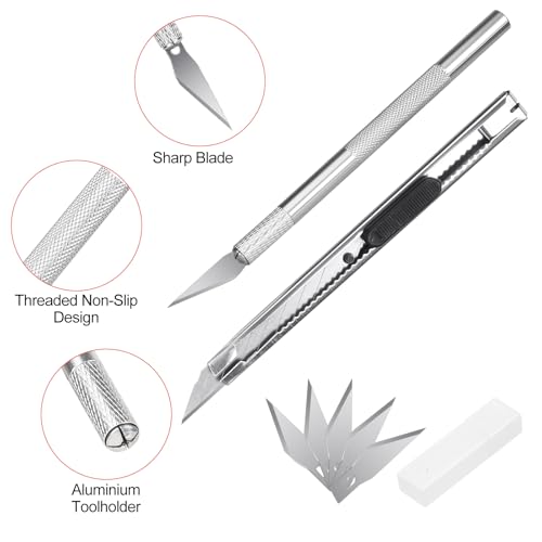 Nadisean 20 Stück Rakel für Folie, Folierungs Werkzeug, Hochwertiges Rakel Set für Fensterfolie mit 2 Filzrakel Rakel, Präzisionsmesser, Plastikspachtel Folienrakel, Cutter, Messer mit 5 Klingen