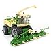 Siku 4066, Krone Big X 580 Forage Harvester, 1:32, Metal/Plastic, Green/Yellow, Movable Parts, Multifunctional