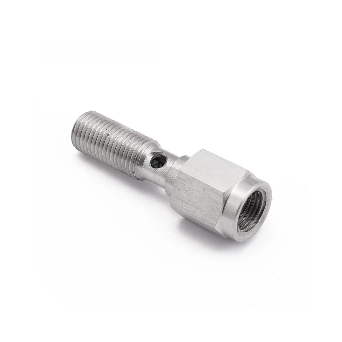 M10X1.0 SUS304 20mm Banjo Bolt + 1/8" NPT Brake Light Switch Port Hose Fitting Adaptor (M10 x 1.0)