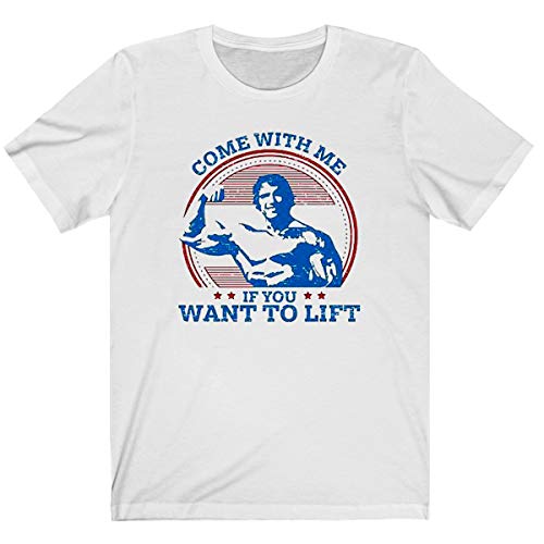 Arnold Schwarzenegger Gym Crewneck Shirts - Come with Me If You Want to Live Crewneck T-Shirt Arnold Schwarzenegger Gym Crewneck Shirts - Come with Me If You Want to Live Crewneck T-Shirt