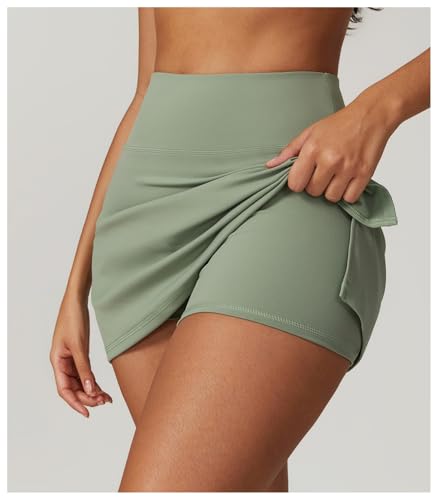Women's Tennis Skirt Short Form-Fitting Tennis Skirt Anti-Slip High-Waisted Casual Sports Skirt Quick Dry3