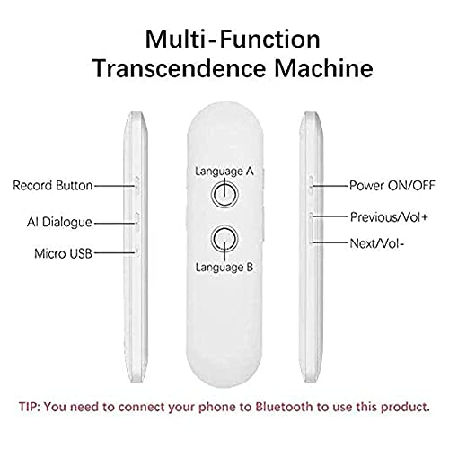 FANBAI Dispositivo di traduttore vocale istantaneo...