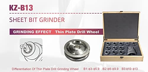 Drill Bit Sharpener, Portable Grinding and Sharpening Machine, High-Precision Sharpening Machine, Special Grinding Wheel for Drill Bits