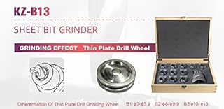 ZHJOPP Affilatrice portatile per punte da trapano, affilatrice ad alta precisione, mola speciale per punte da trapano