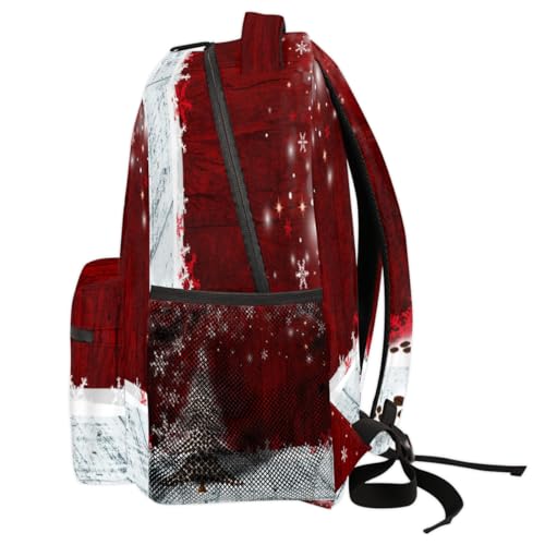Sac à dos d'école joyeux Noël pour ordinateur portable et voyage mixte