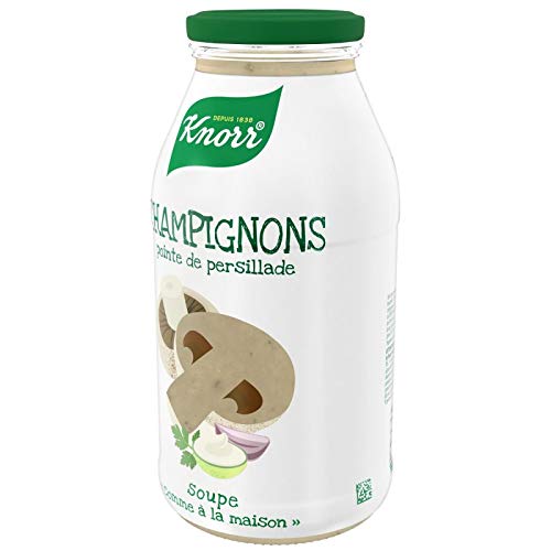 KNORR - Soupe Bouteille Champignons & Pointe De Persillade 450Ml - le Lot De 4