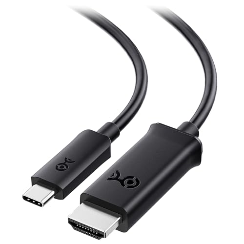 Câble USB C vers HDMI 4K 60Hz de 3m noir compatible Thunderbolt 3