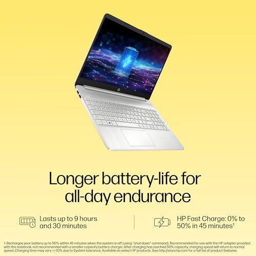 Image of HP 15s, AMD Ryzen 3 5300U, 8GB DDR4, 512GB SSD, 15.6-inch(39.6cm), Anti-Glare, FHD Laptop, AMD Radeon Graphics, 720p HD Camera, Dual Speakers (Win 11, Office 21, Silver, 1.69kg) eq2212AU