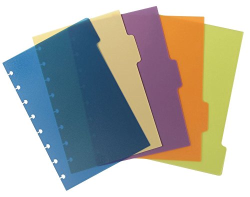 Register PP f. arc Spiralbuch 5Fa.sort A5 VE=1