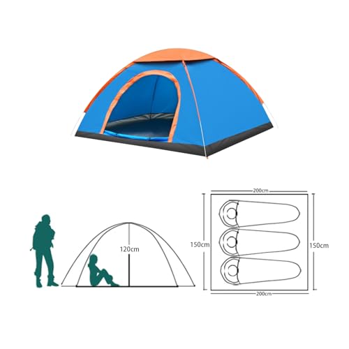 Carpa para camping 2 personas portátil con bolsa miniatura 2