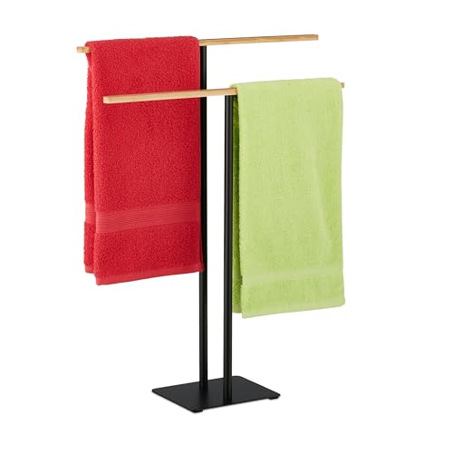 Relaxdays 2-armiger Handtuchständer Modell 10049117
