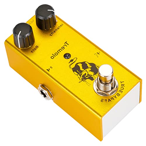 Pédale d'effet guitare tremolo simulation tube vintage à utiliser en studio à la maison